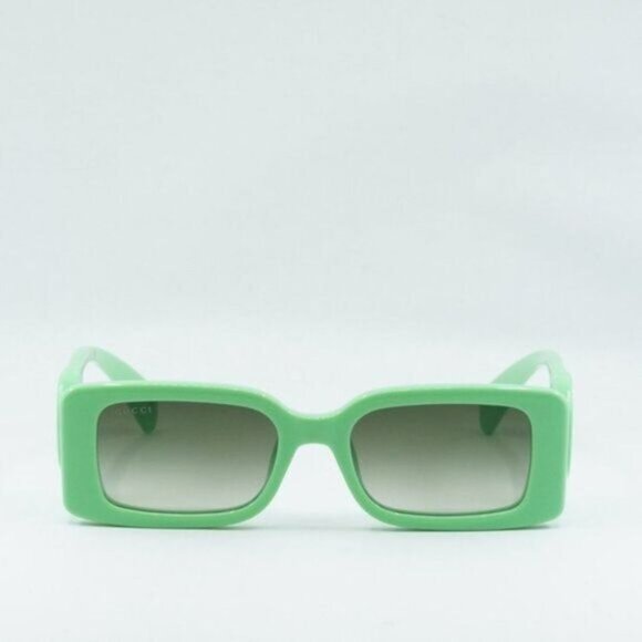 NEWEST GUCCI GG1325S 004 GREEN SUNGLASSES - Picture 3 of 13